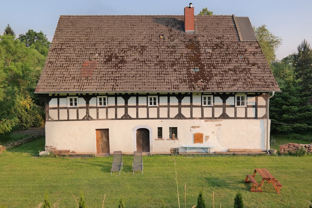 Rear of house