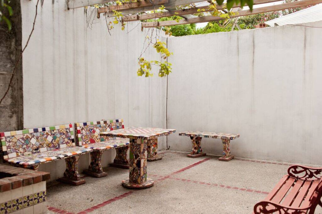 Patio para disfrutar un cigarrito o una cerveza