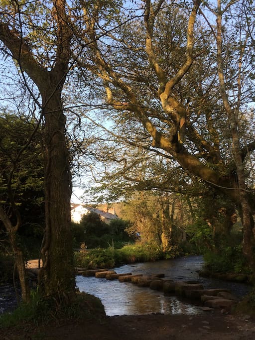 The beautiful River Cober , with stepping stones , is 50 metres from your door.