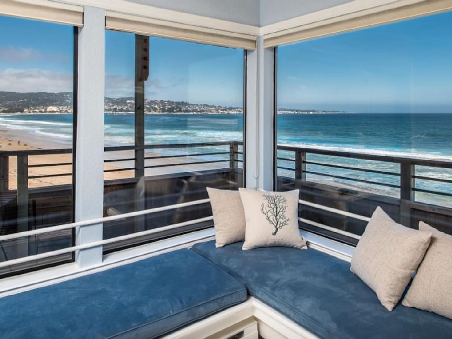Watch the dolphins and whales from this beautiful beachfront condo
