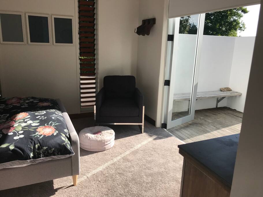 Peaceful and sunny with block-out blinds