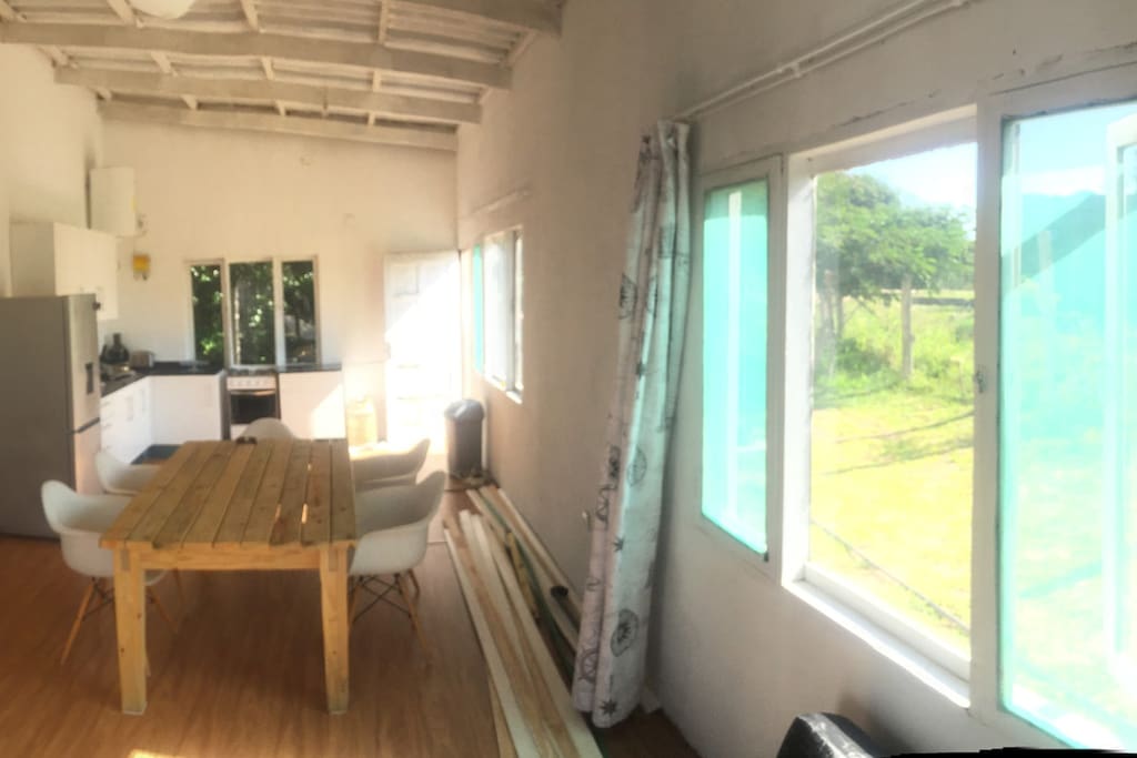 Sala e cozinha