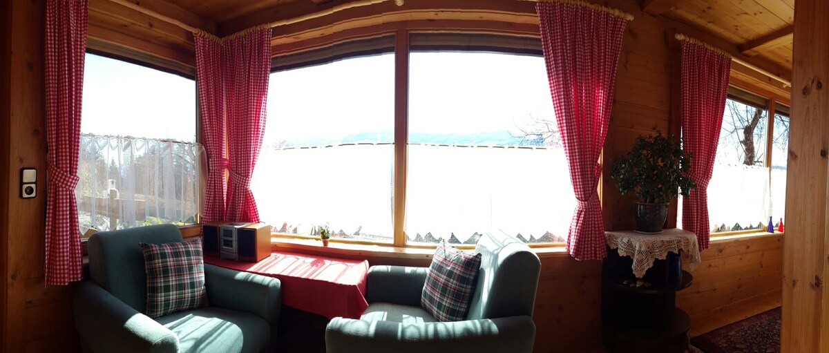 Comfortabel zitten in de serre