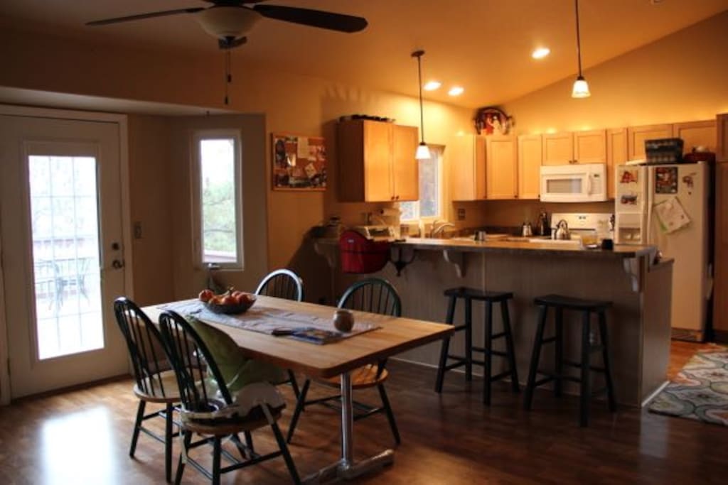 Kitchen and dining space