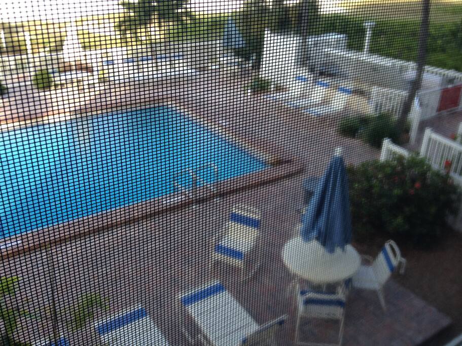 Taken from the units screened lanai.