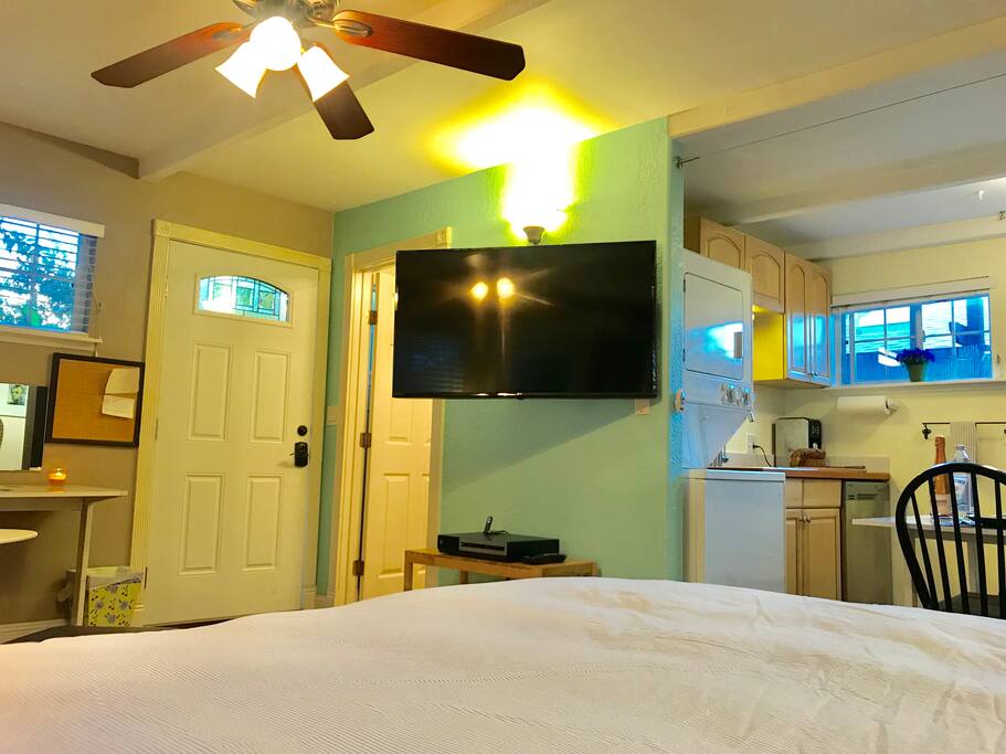 View from the bed