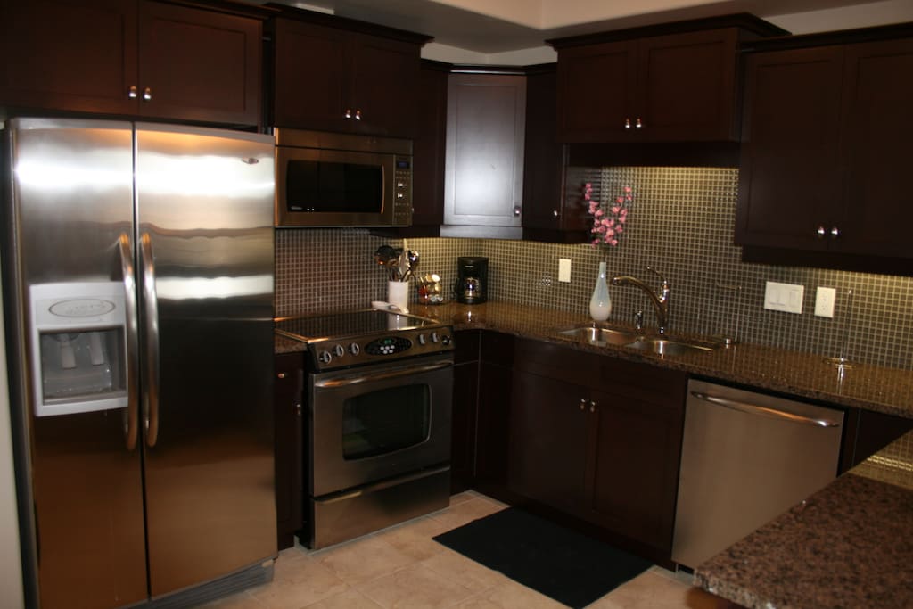 Completely tooled with all items required for Meal Preparation
Stainless Steel Appliances