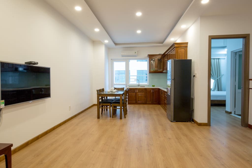 Cozy house, cozy light system
Nice quality of wooden floor!