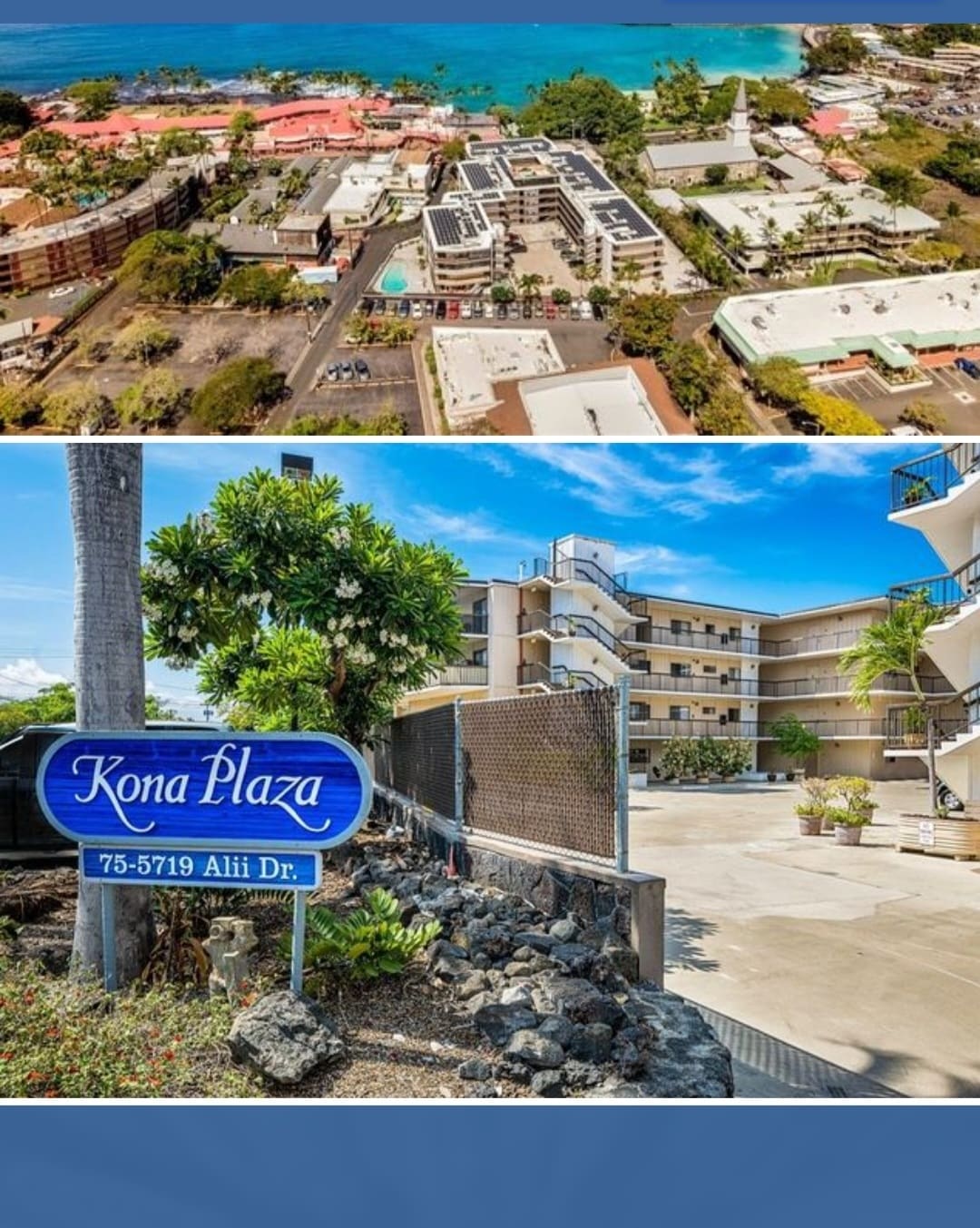 Roseロイヤルコナ Kona Rose's Hideaway at Kona Plaza, center of town - Condominiums