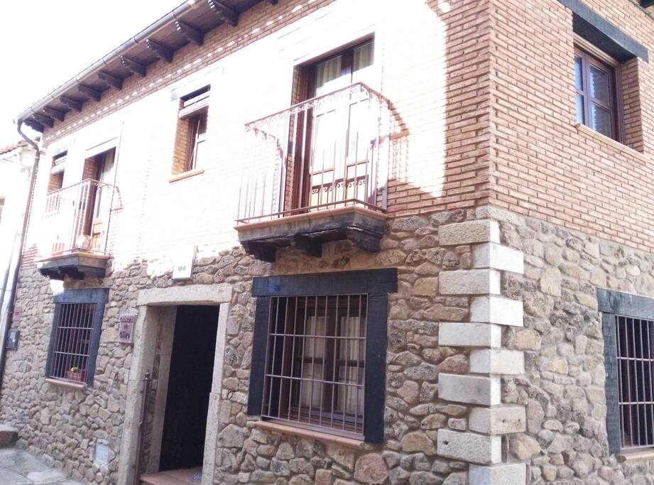 Fachada de la casa