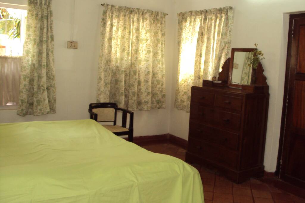 old furniture of the bedroom