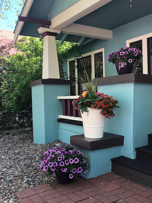 Front Porch in Spring