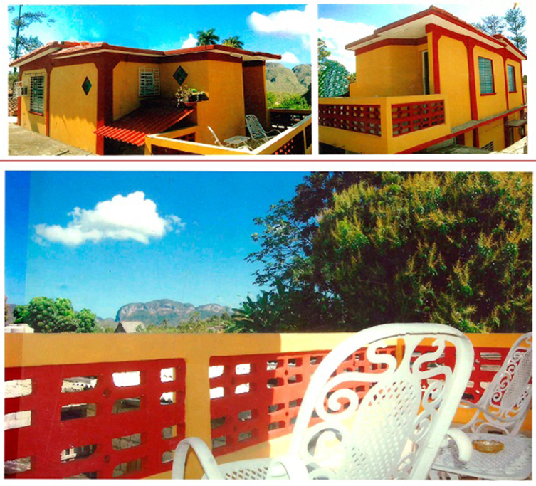 VILLA SERRANO in Viñales - Front and Terrace