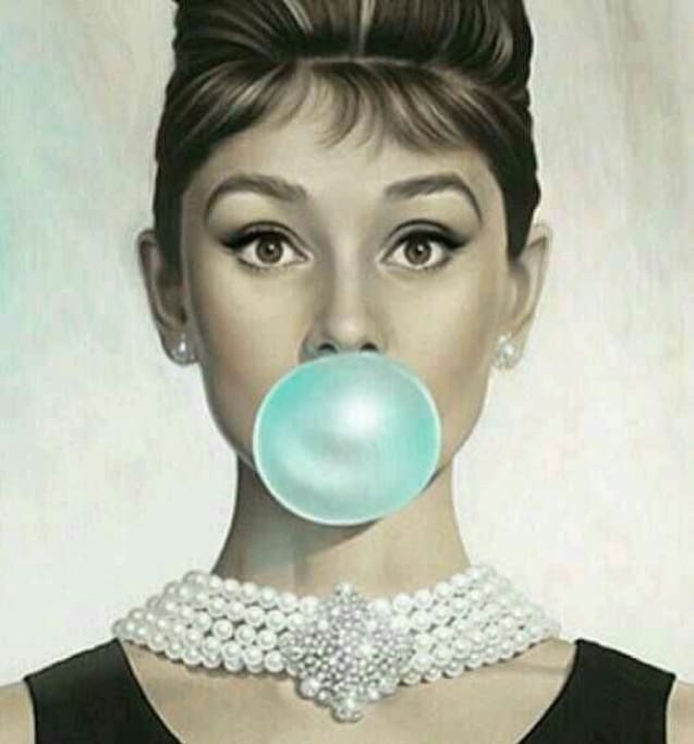 I am in love with this artwork!! Audrey is one of a kind...