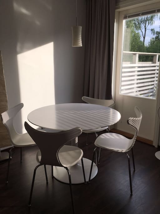 Dining table for 4 people.