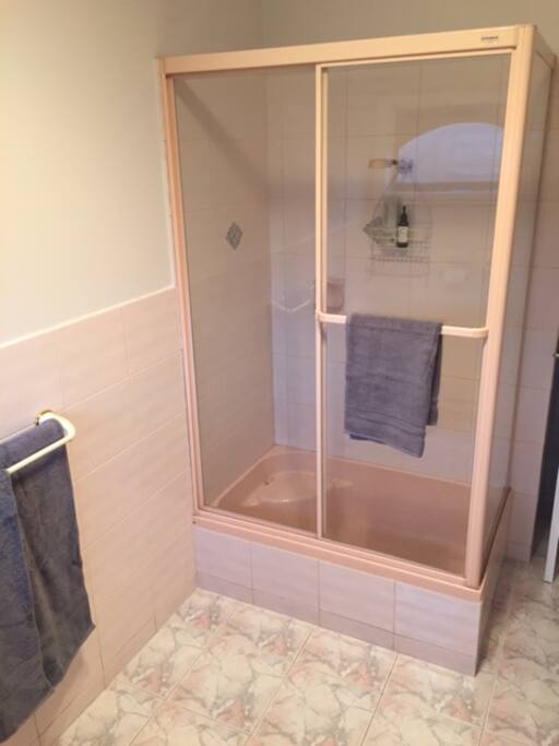Bathroom and toilet with overhead heater