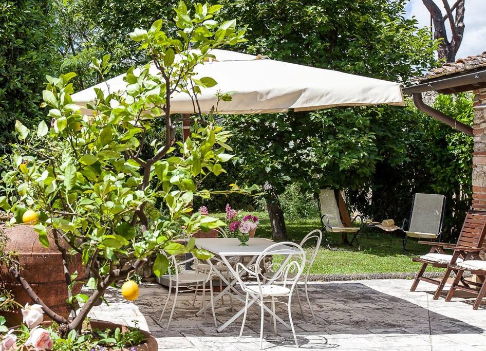 Private patio