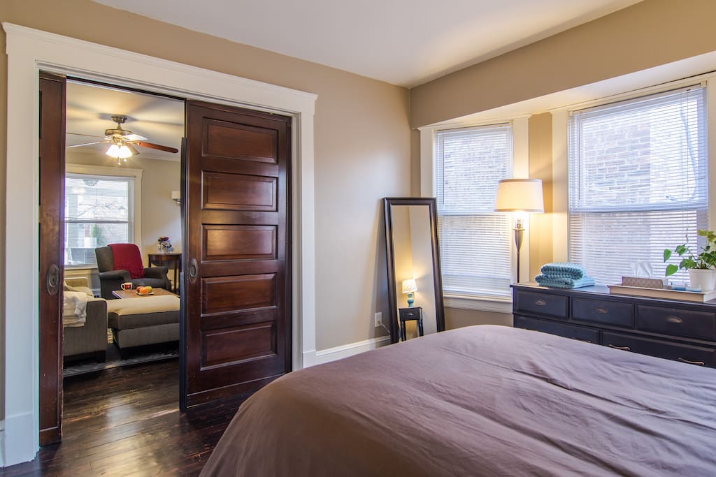 Private bedroom available with listing.