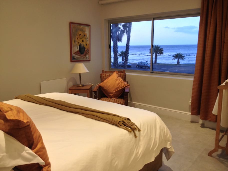 Main bedroom with view of Atlantic Ocean