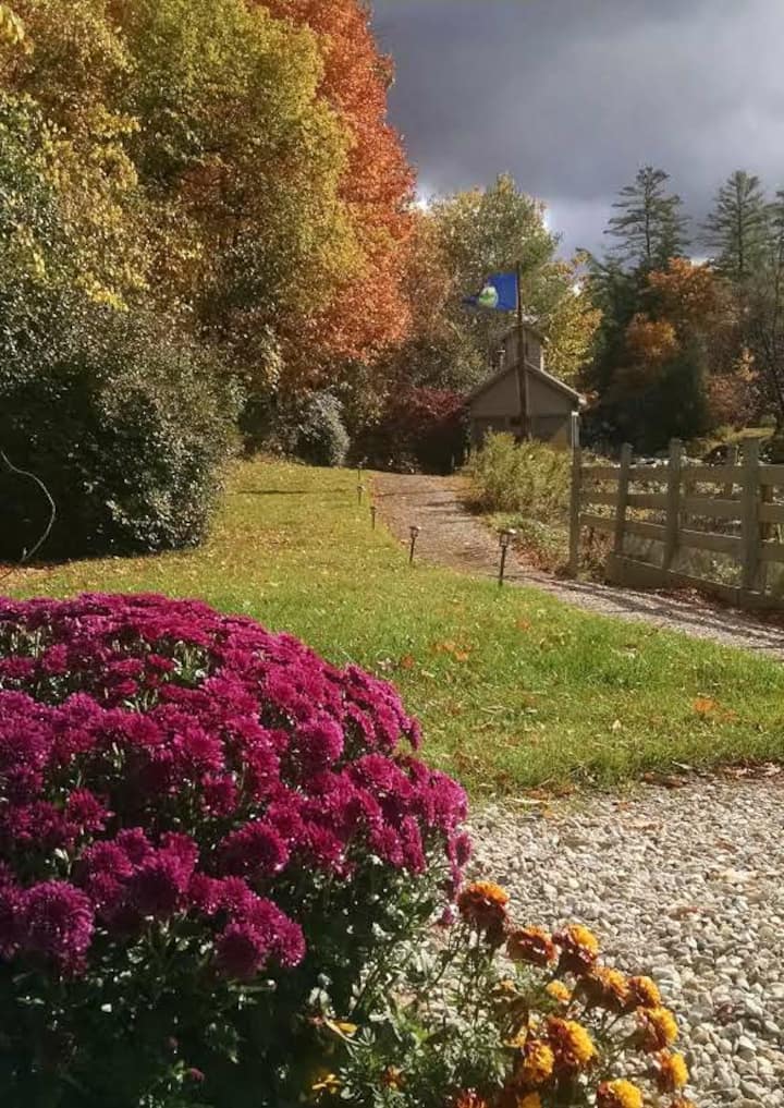 Kingsley Grist Mill, Covered Bridge and Waterfall. Castles for Rent