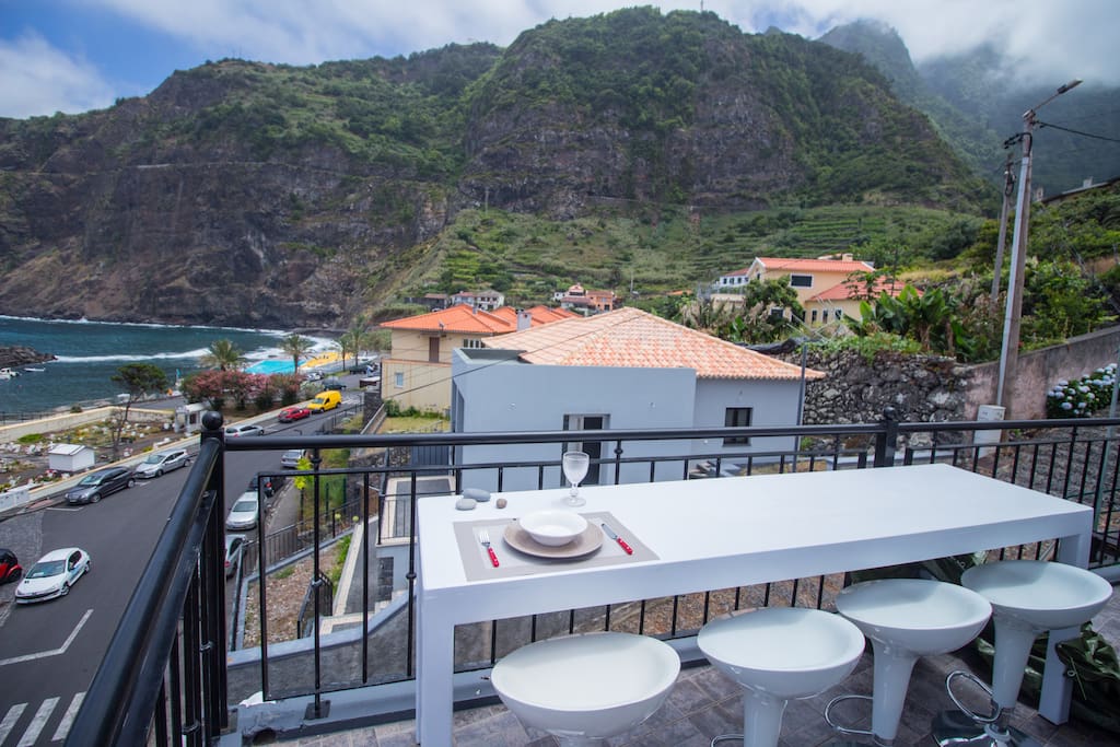 Enjoy your morning breakfast while admiring our lovely green north coast landscape!
