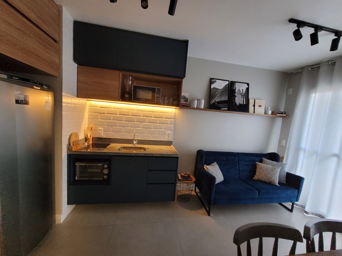 Top Airbnb: 1 Dorm-A/C-Wifi, próx METRÔ e Mackenzie-port.24 H em República
