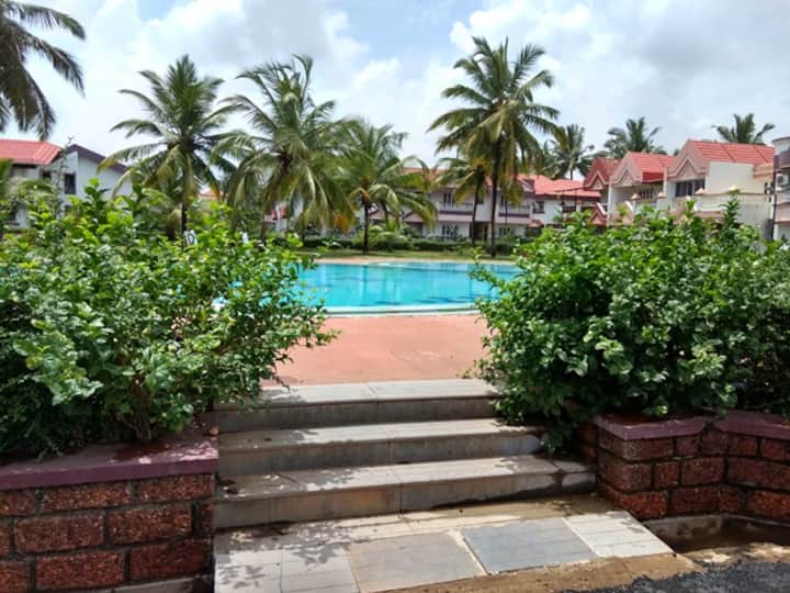 Lotus 2 Bedrooms Rowvilla Inngoa 3min Walk Tobeach - Goa