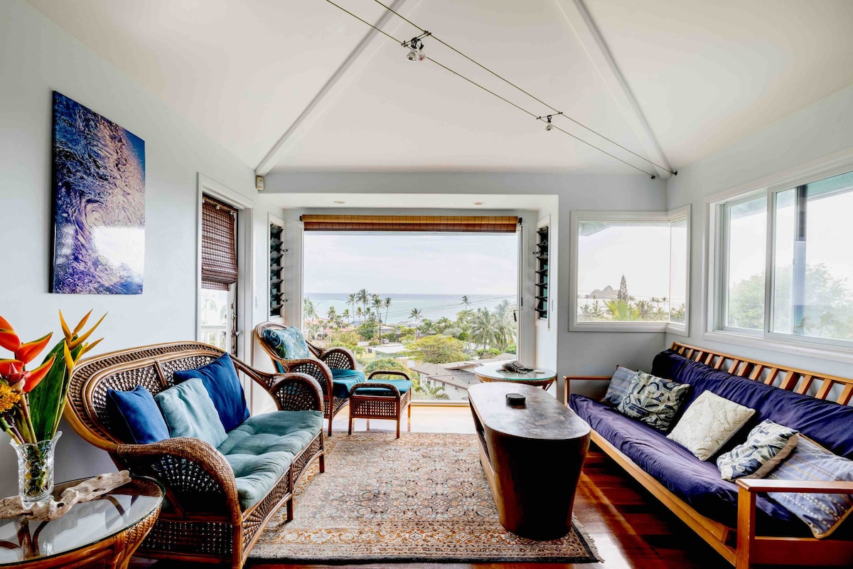 Kailua Lanikai Ocean View with hot tub - Guest suites for Rent in