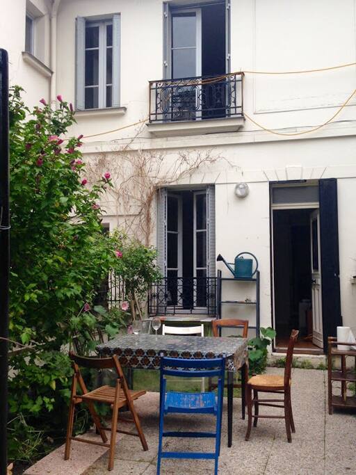 Le jardin, la façade