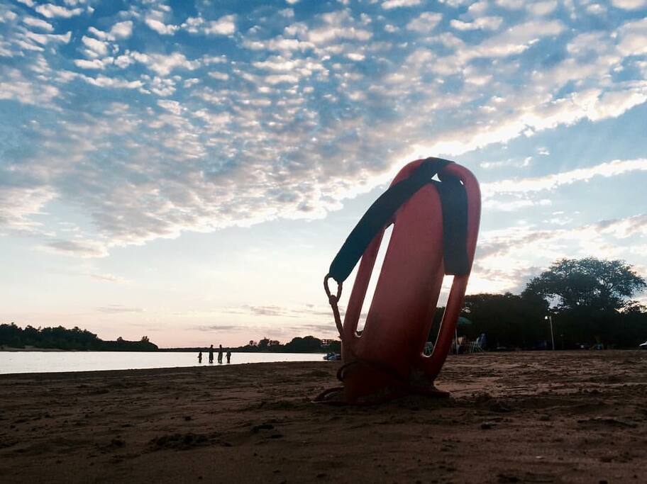 Nuestra playa, a orillas del Rio Uruguay