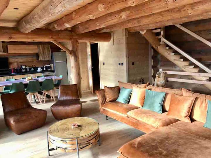 Chalet En Rondins Avec Vue D’exception Classé 4* - Pyrénées