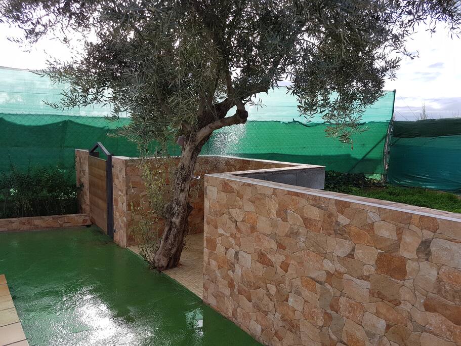 DUCHA ÁRBOL, ESPACIO RESERVADO PARA ANIMALES