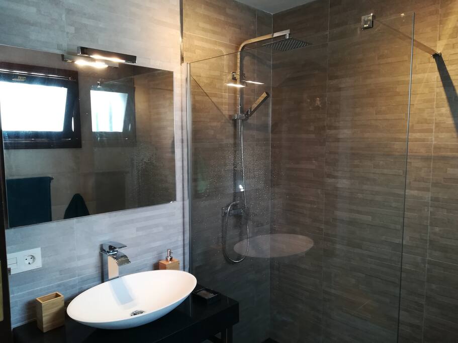 Your private bathroom right next door to your bedroom