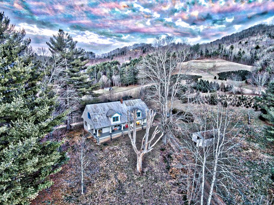 An artsy view from above