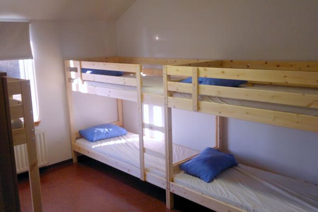Bed in a 8 bed dormatory.