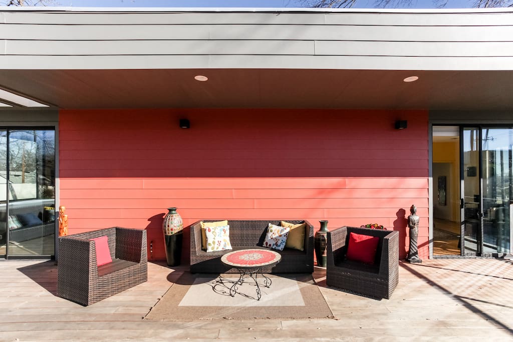 Spacious, furnished deck...yours to enjoy
