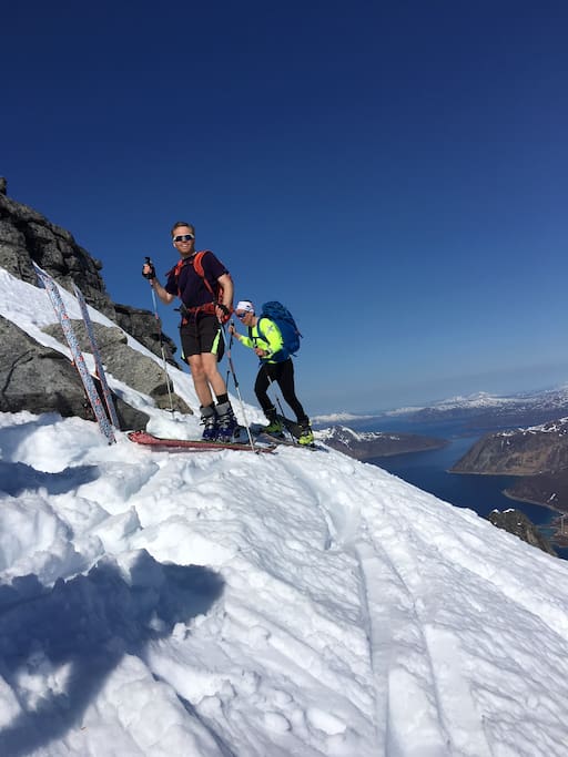 Vannøya is a great place for skiing