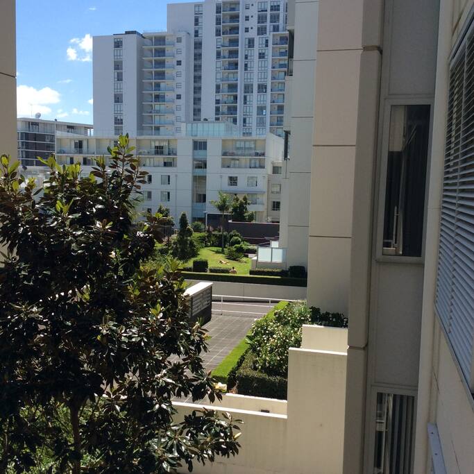 View from one corner of the balcony