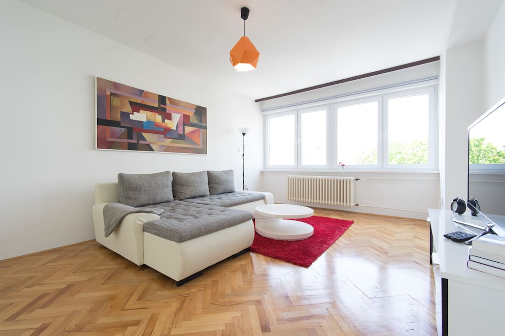 Comfortable lounge area