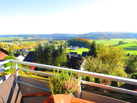 Beliebte Airbnb-Anzeige: Ferienwohnung Horizont Sauerland in Medebach