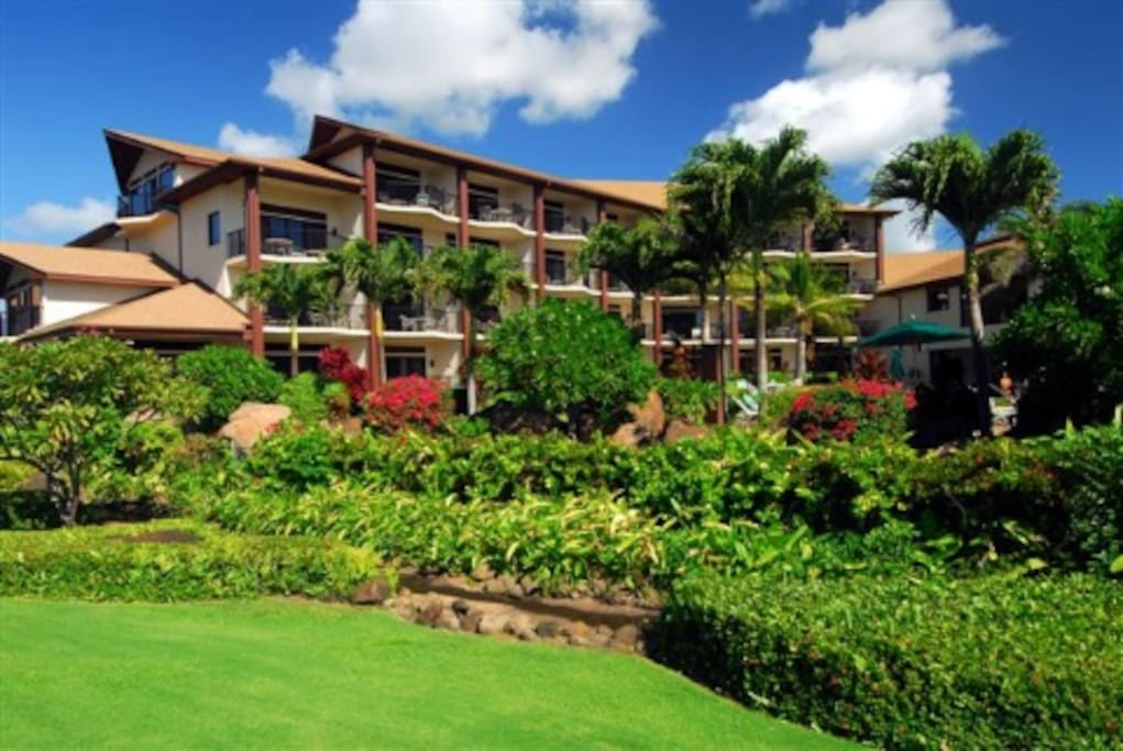 Lawai Beach Resort Banyan building. Condo is on the 3 rd floor.
