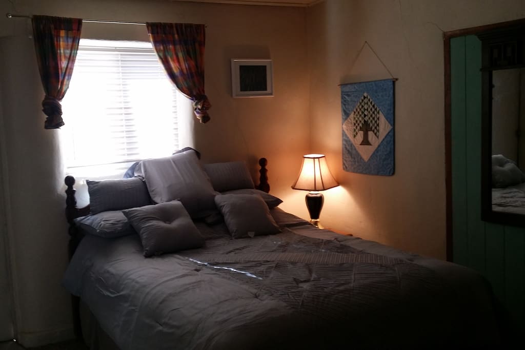 Room Three set up with queen bed