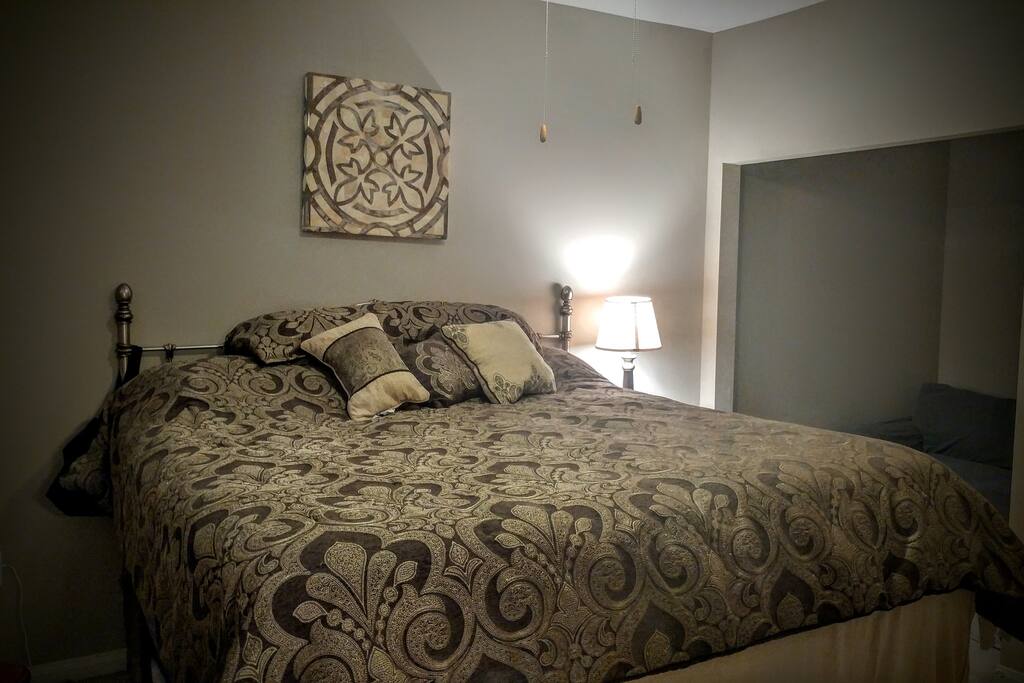 King bed Master with office cove.