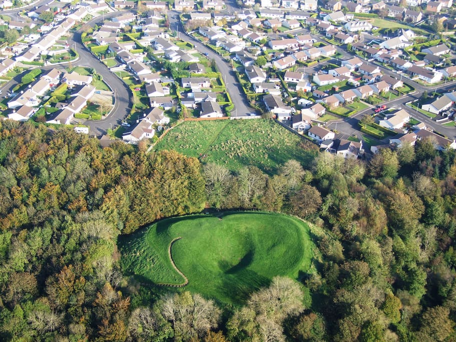 Mountsandel Fort in proximity to the house