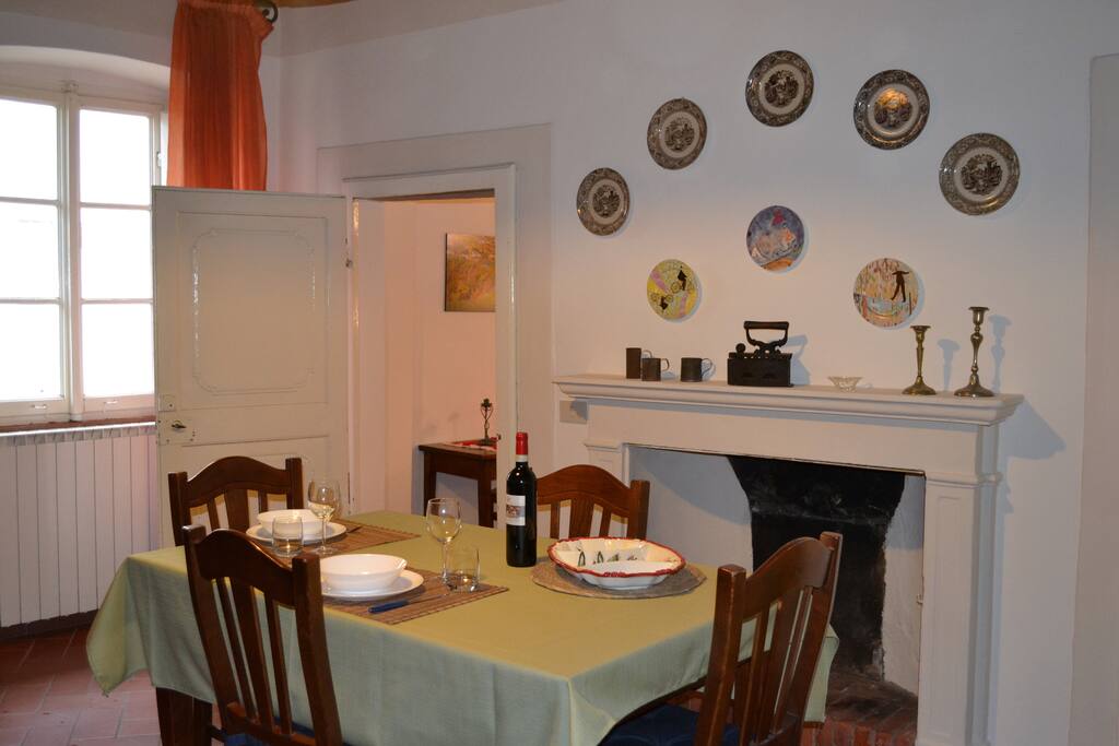 Living/dining area.
