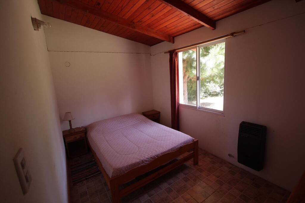 Habitación doble con vistas al jardín.