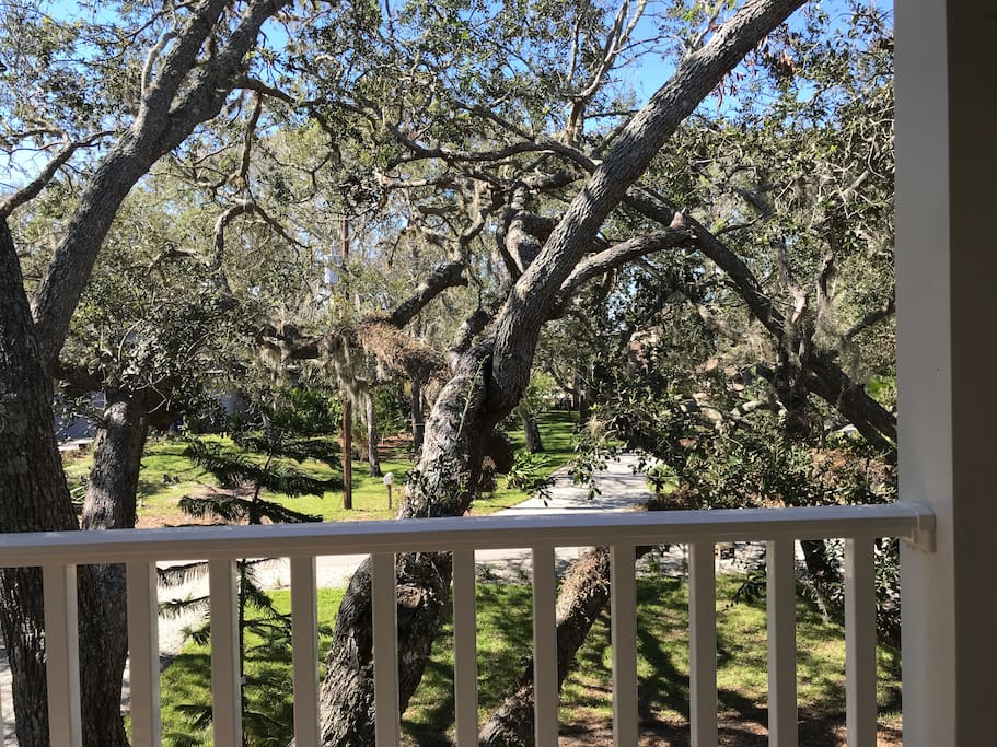 View from top porch. Private