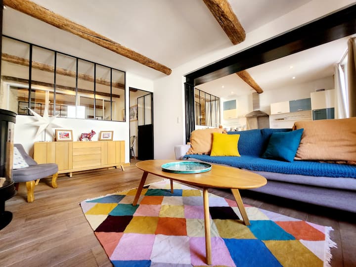 Appartement Moderne Sur Le Marché Provençal - Antibes