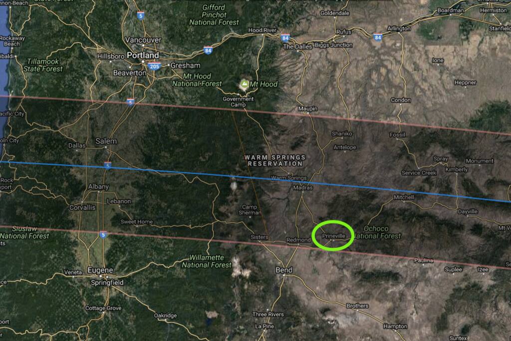 Path of eclipse