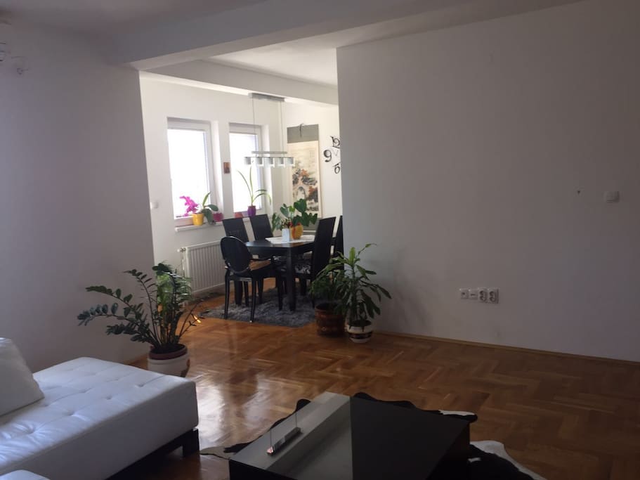Living and dining area